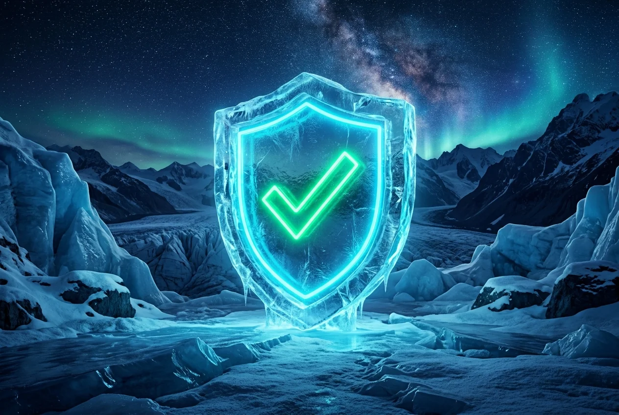 Checkmark Shield Compliance Badge